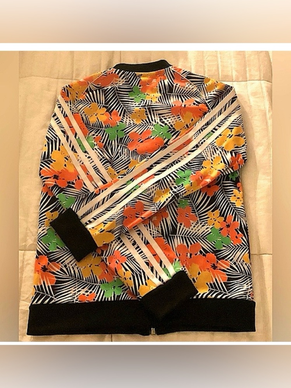 Girls  adidas small floral zipper jacket. Bundle Deals.